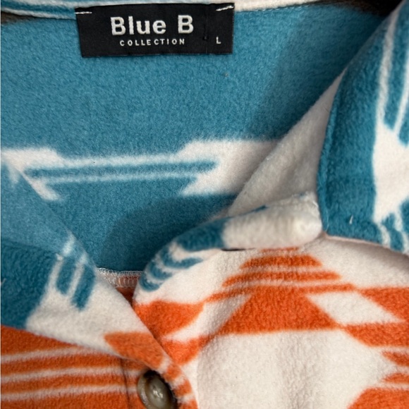 Blue B Aztec Patterned Jacket - Picture 2 of 5